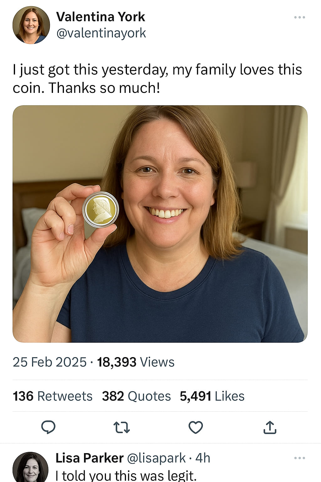 Trump Survivor Coin Details