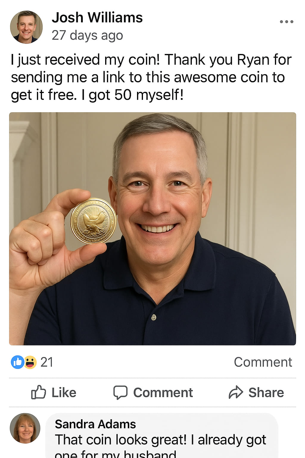 Trump Survivor Coin Details